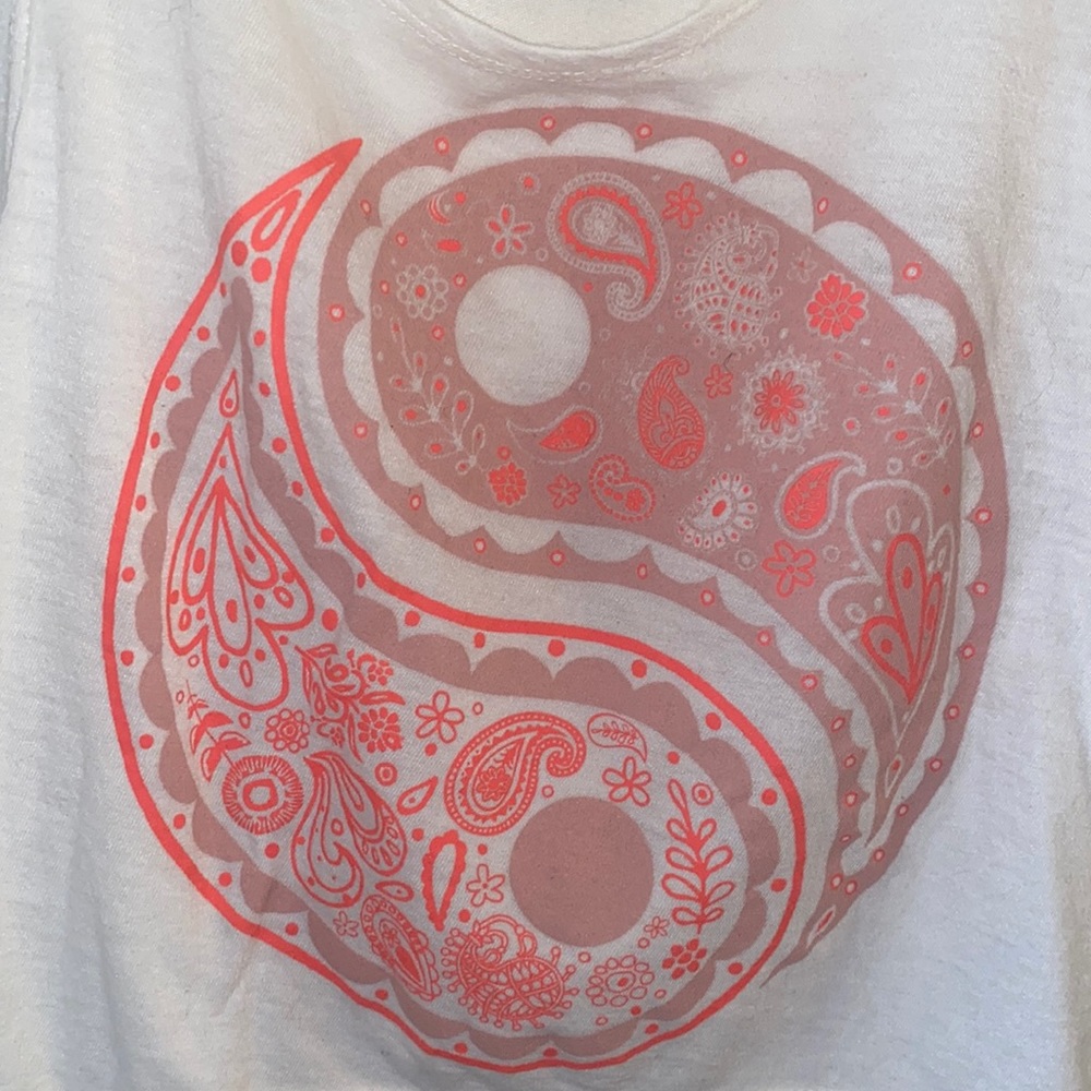 Ying yang crop top